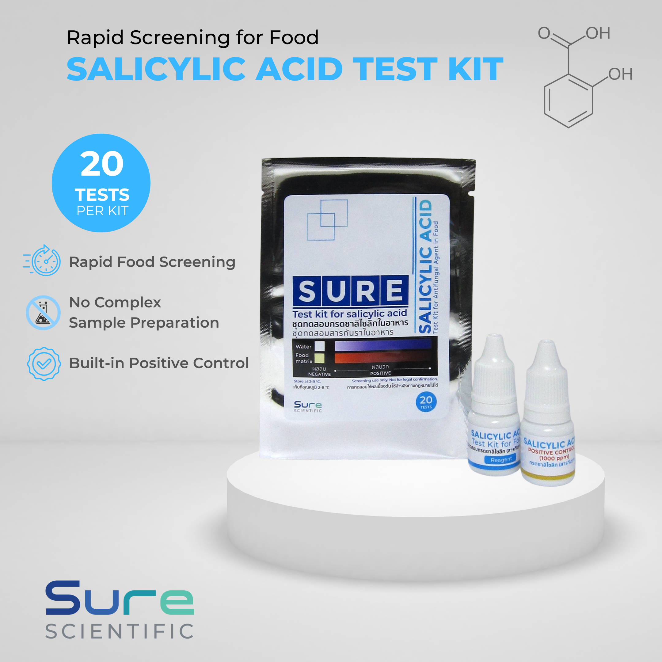 Salicylic Acid Test Kit